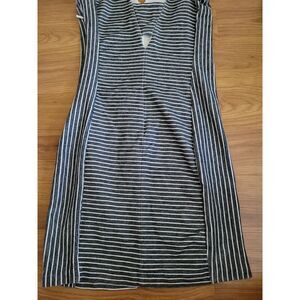 Armani Exchange Bodycon Style Stripe Dress XS‎ Blue and White Stripes